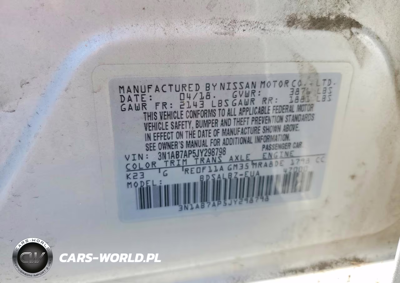 2018 Nissan Sentra S VIN:3N1AB7AP5JY298798 - 12