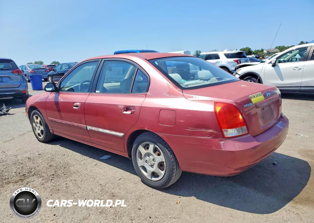 2002 Hyundai Elantra Gls VIN:KMHDN45D92U399911 - 2