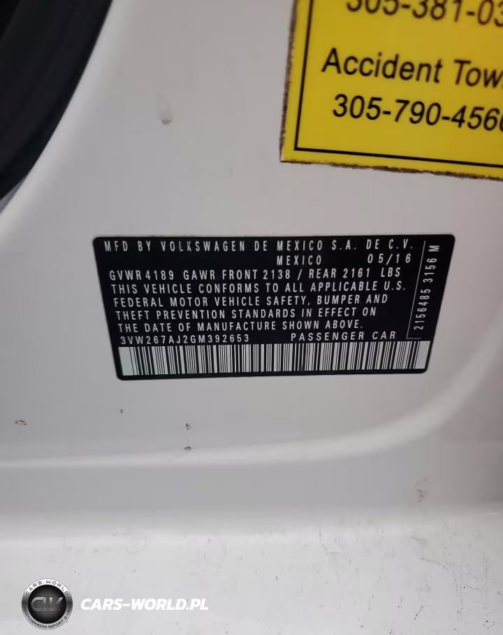 2016 Volkswagen Jetta S VIN:3VW267AJ2GM392653 - 12