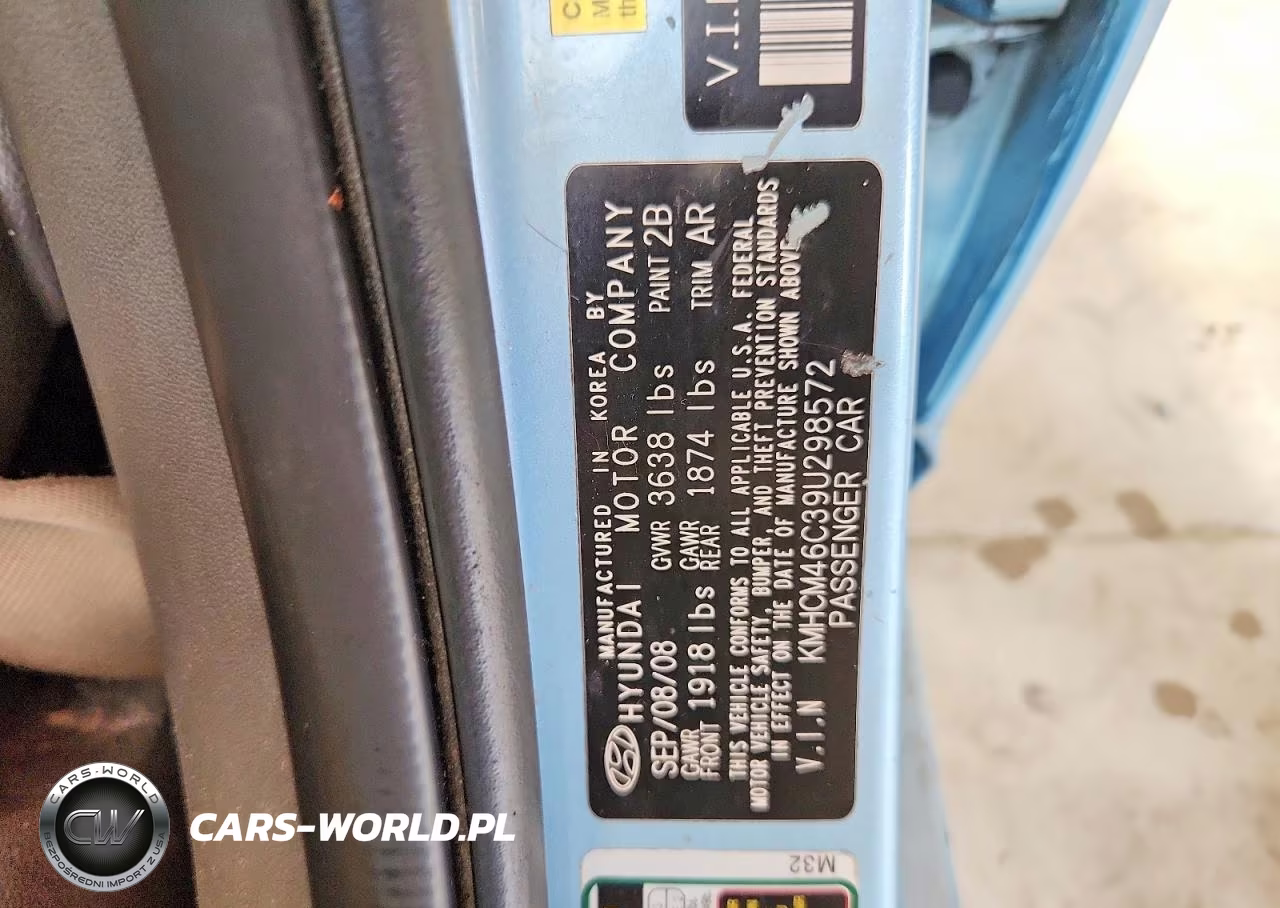 2009 Hyundai Accent Gls Automatic VIN:KMHCM46C39U298572 - 12