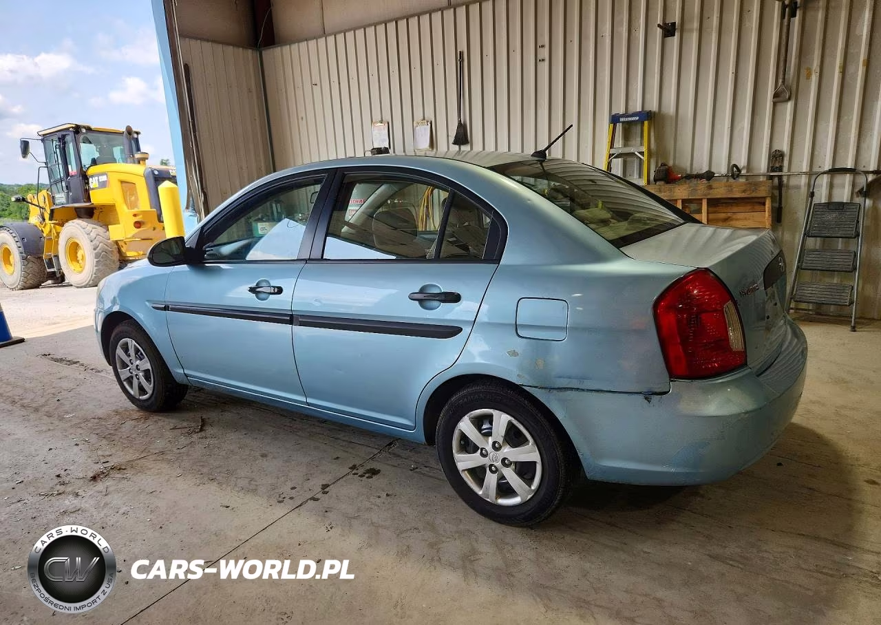 2009 Hyundai Accent Gls Automatic VIN:KMHCM46C39U298572 - 2
