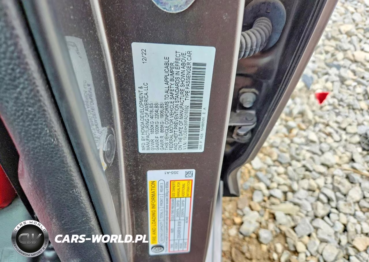 2023 Acura Integra A-Spec VIN:19UDE4H3XPA016592 - 12