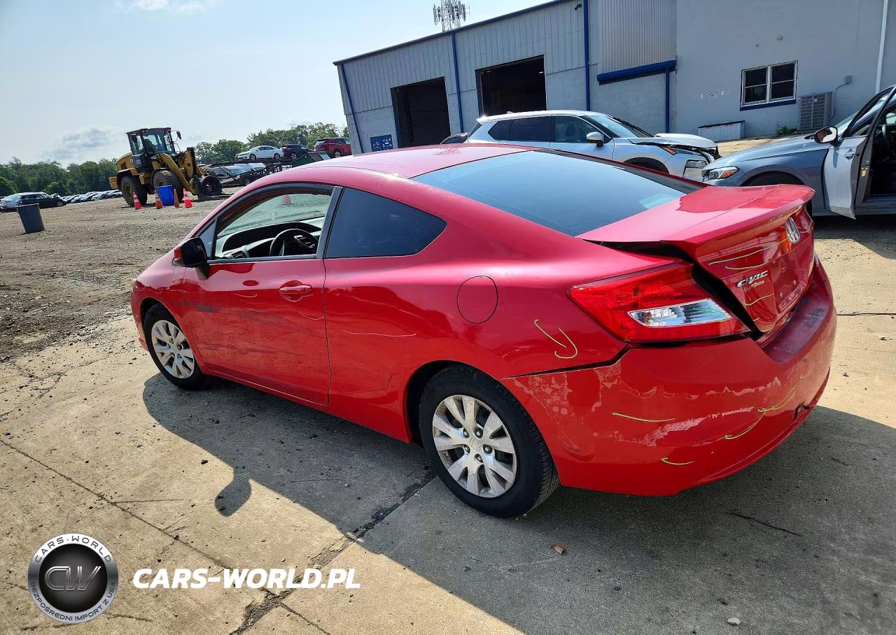 2012 Honda Civic Lx VIN:2HGFG3B57CH534016 - 2