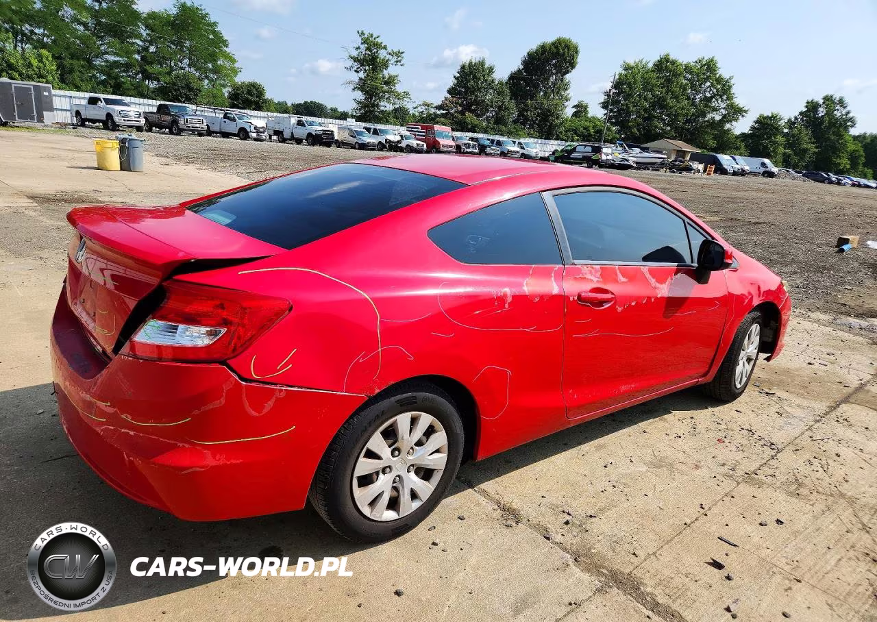 2012 Honda Civic Lx VIN:2HGFG3B57CH534016 - 3