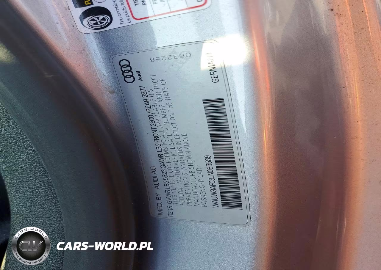 2018 Audi A7 Premium Plus VIN:WAUW3AFC3JN086589 - 12