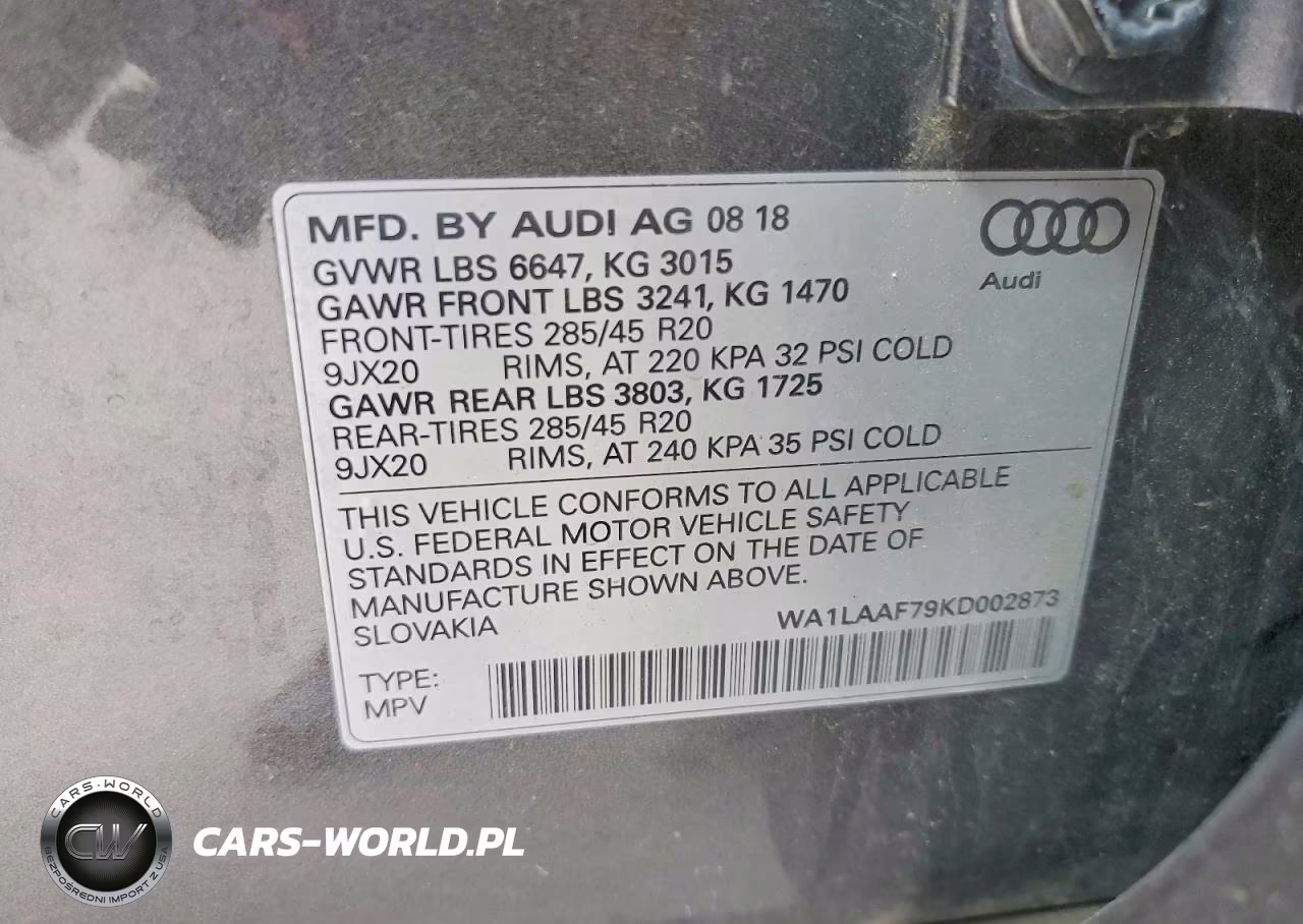 2019 Audi Q7 Premium Plus VIN:WA1LAAF79KD002873 - 14