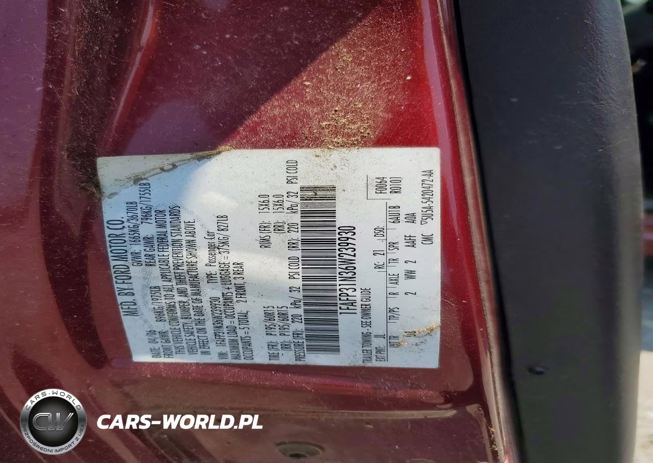 2006 Ford Focus Zx3 VIN:1FAFP31N36W239930 - 12