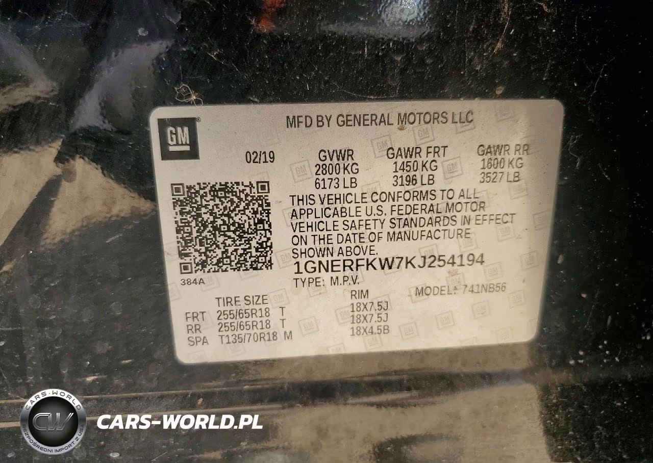 2019 Chevrolet Traverse Ls VIN:1GNERFKW7KJ254194 - 12