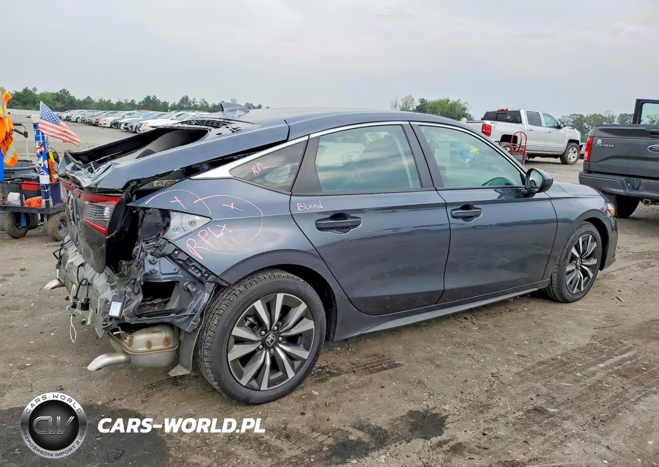 2024 Honda Civic Exl VIN:19XFL1H7XRE027266 - 3