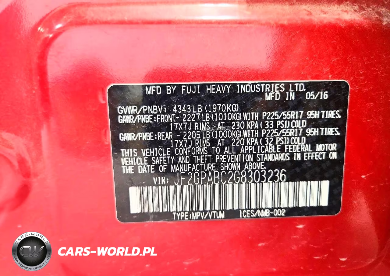 2016 Subaru Crosstrek Premium VIN:JF2GPABC2G8303236 - 13