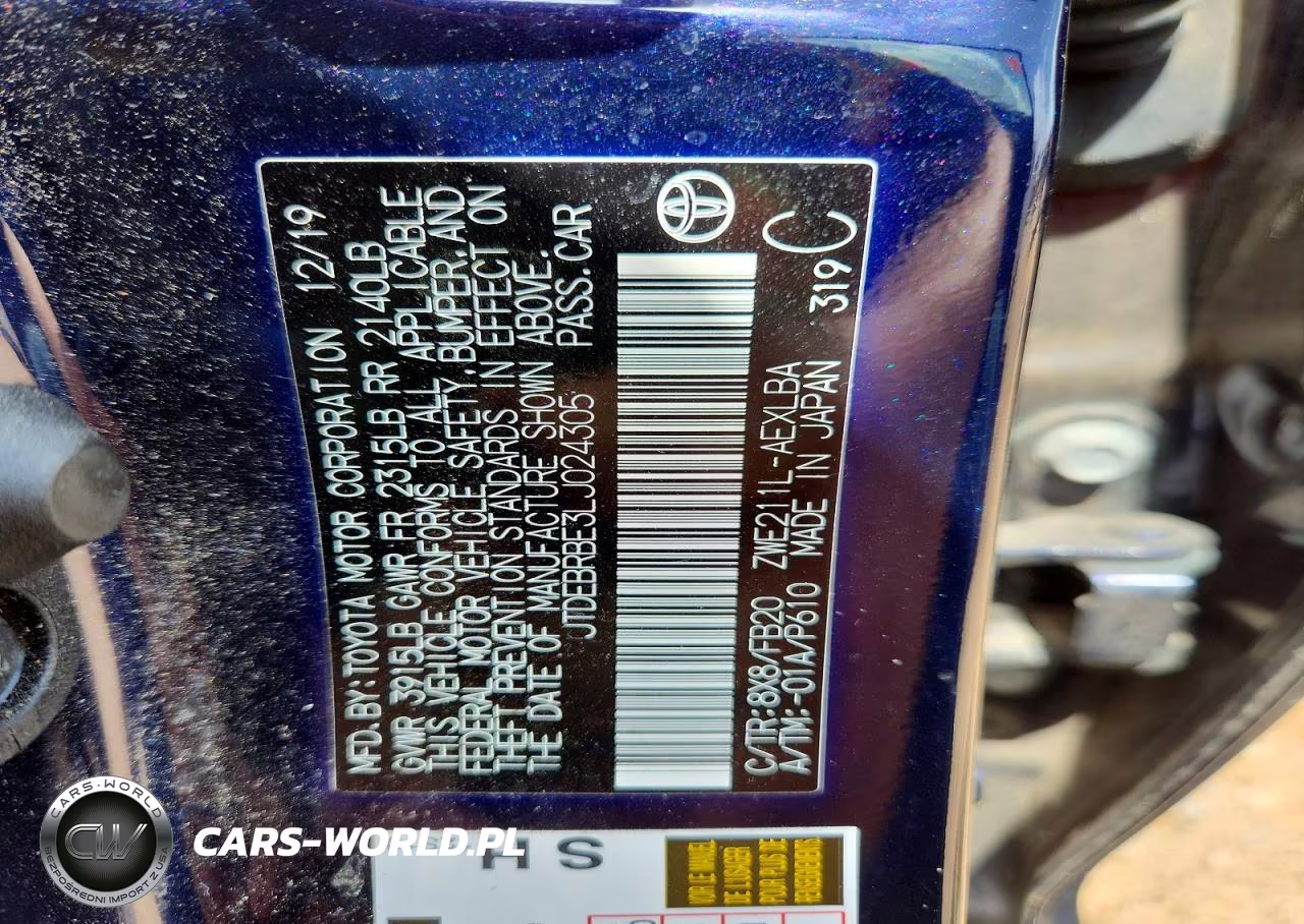 2020 Toyota Corolla Le VIN:JTDEBRBE3LJ024305 - 13