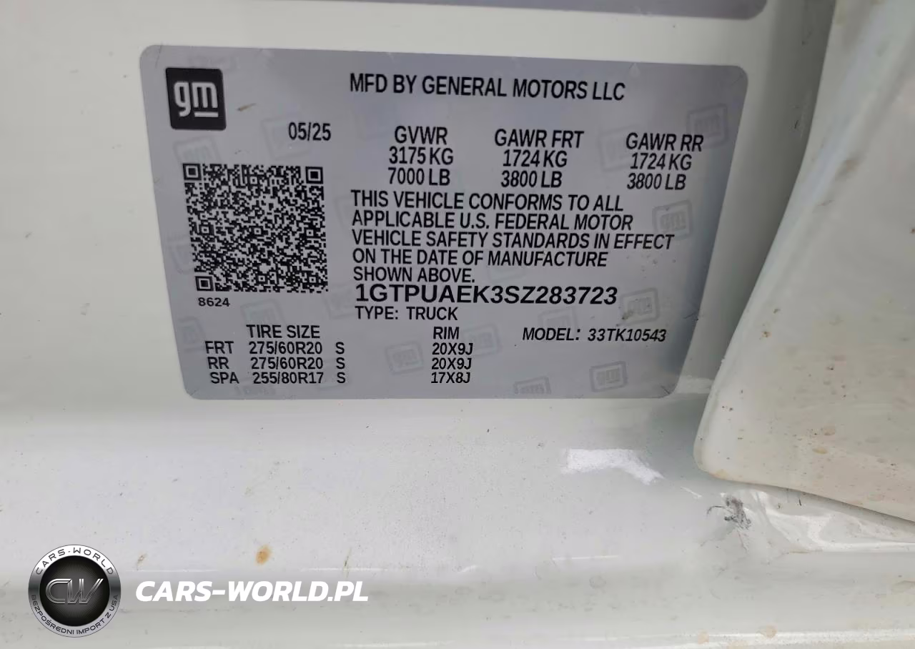 2025 GMC Sierra K1500 VIN:1GTPUAEK3SZ283723 - 12