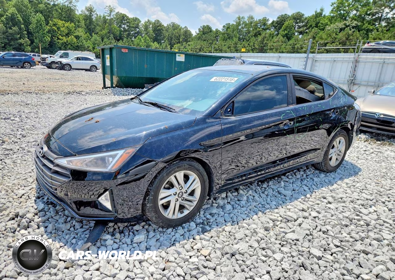 2019 Hyundai Elantra Sel VIN:KMHD84LF8KU854971 - 1