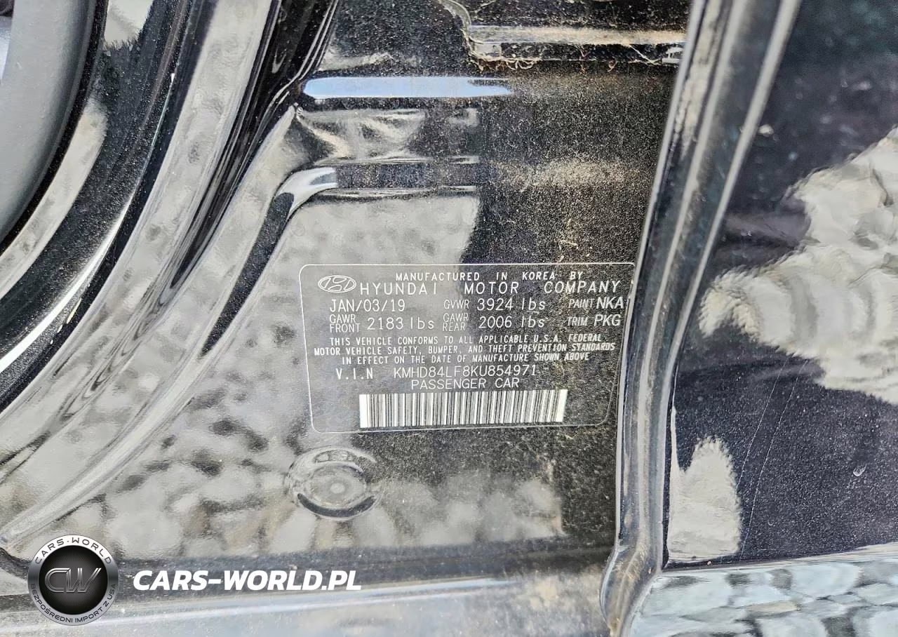 2019 Hyundai Elantra Sel VIN:KMHD84LF8KU854971 - 12