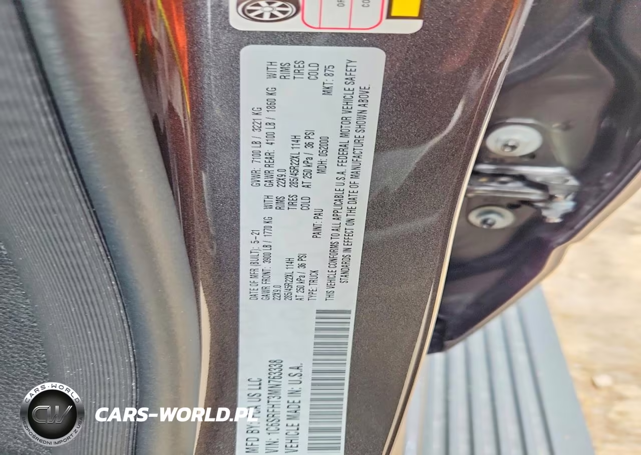 2021 Ram 1500 Limited VIN:1C6SRFHT3MN763338 - 12