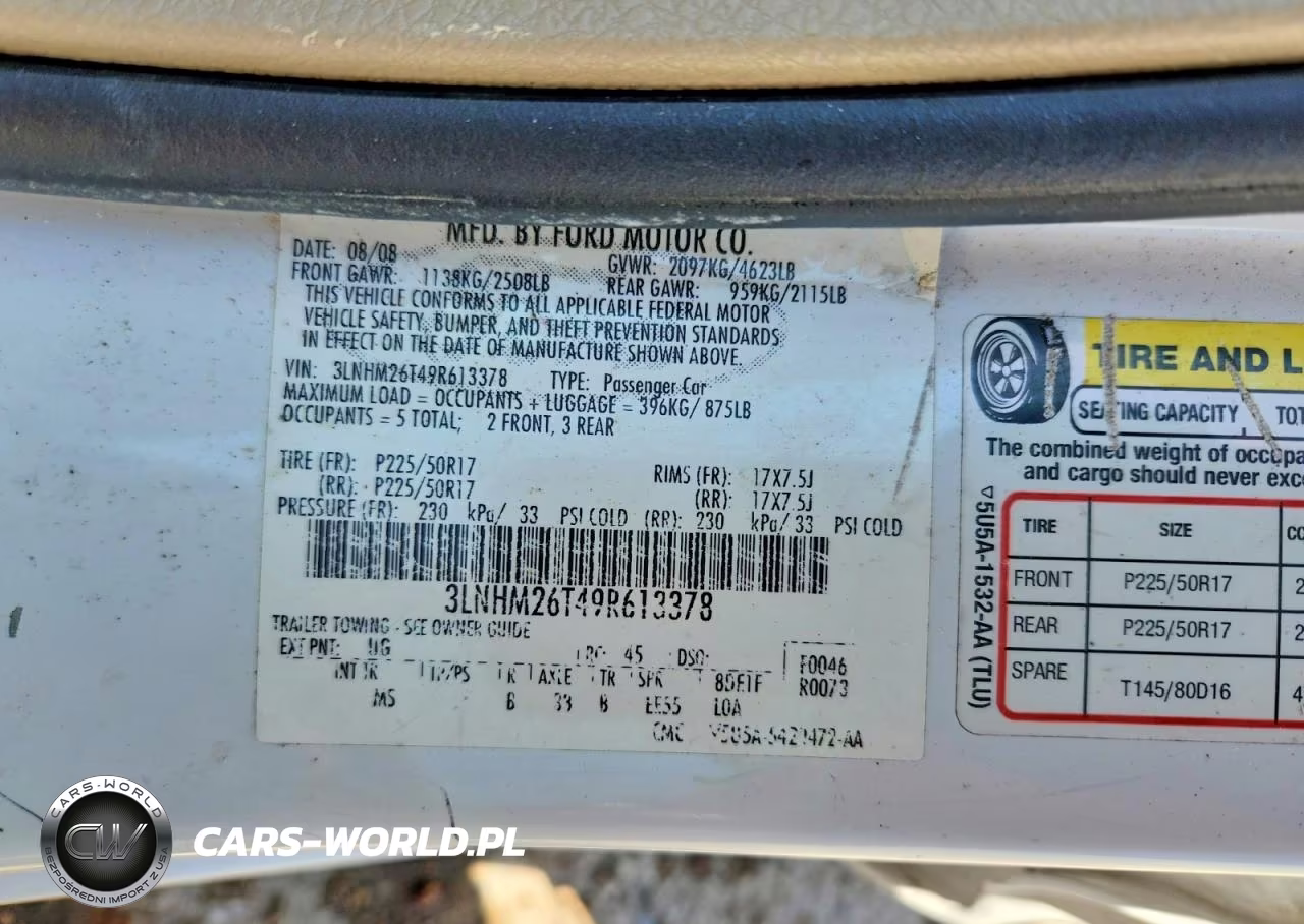 2009 Lincoln Mkz VIN:3LNHM26T49R613378 - 12