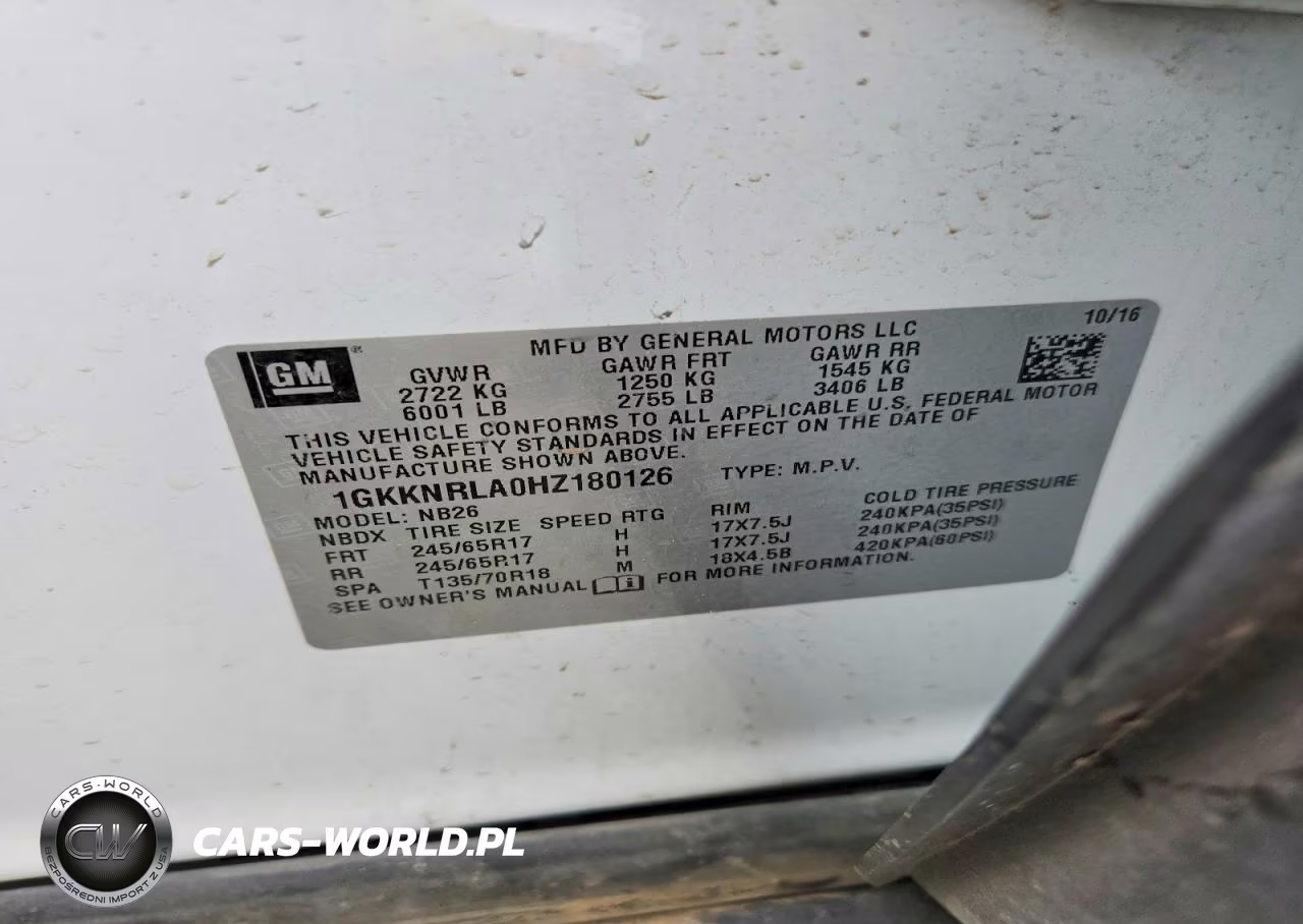 2017 GMC Acadia Sle VIN:1GKKNRLA0HZ180126 - 13