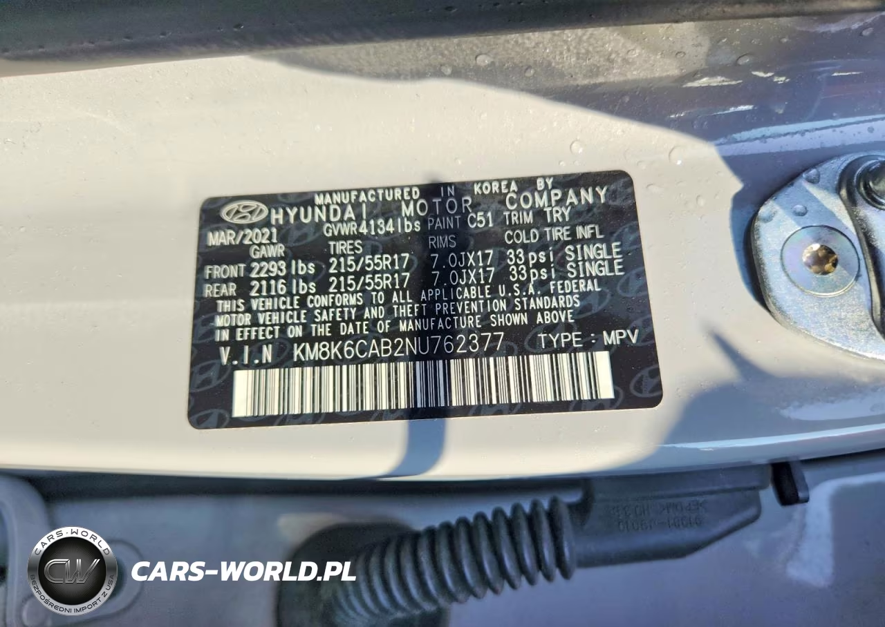 2022 Hyundai Kona Sel VIN:KM8K6CAB2NU762377 - 13