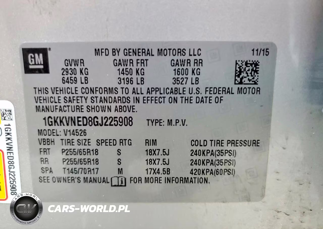 2016 GMC Acadia Sle VIN:1GKKVNED8GJ225908 - 14