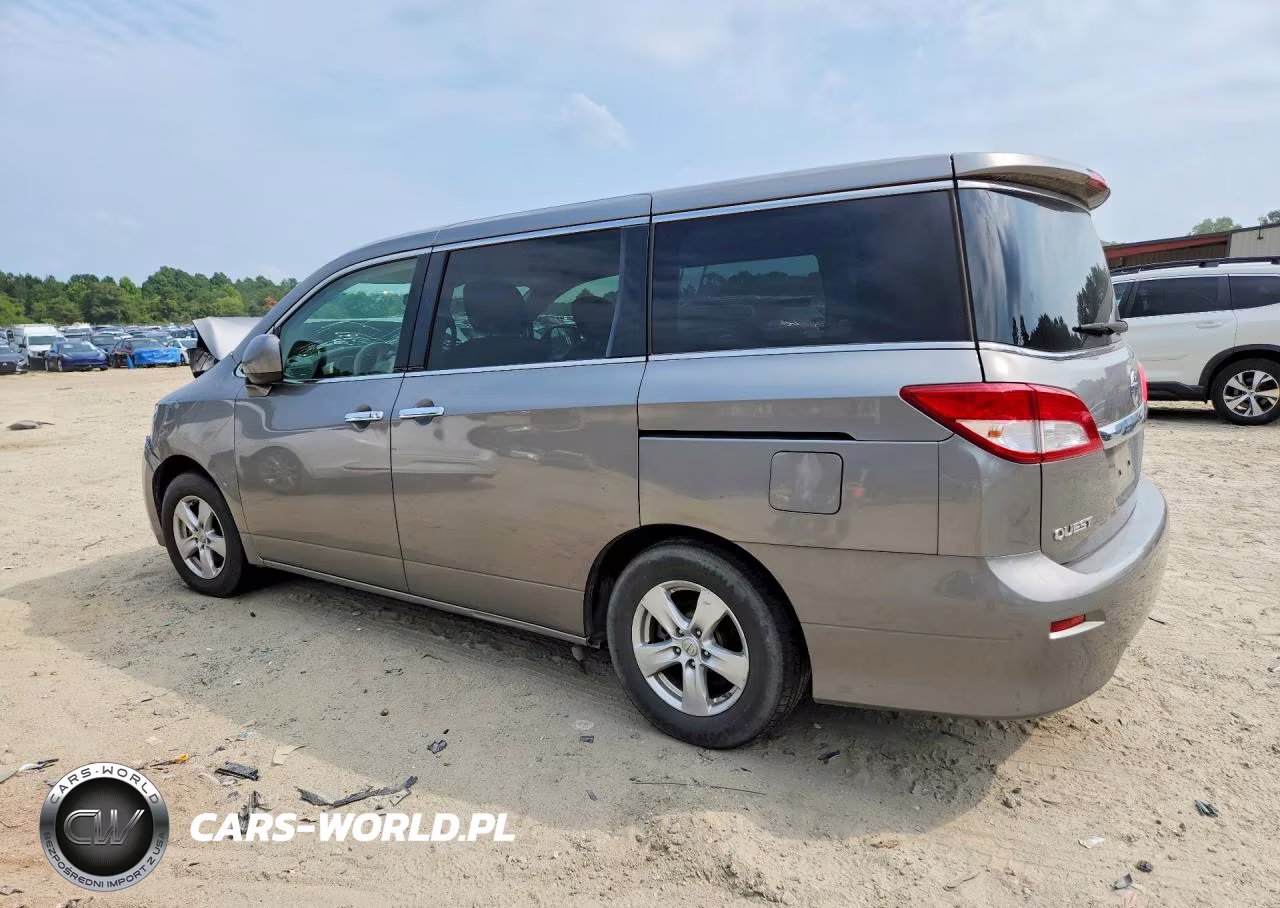 2012 Nissan Quest 3.5 S VIN:JN8AE2KP7C9045646 - 2