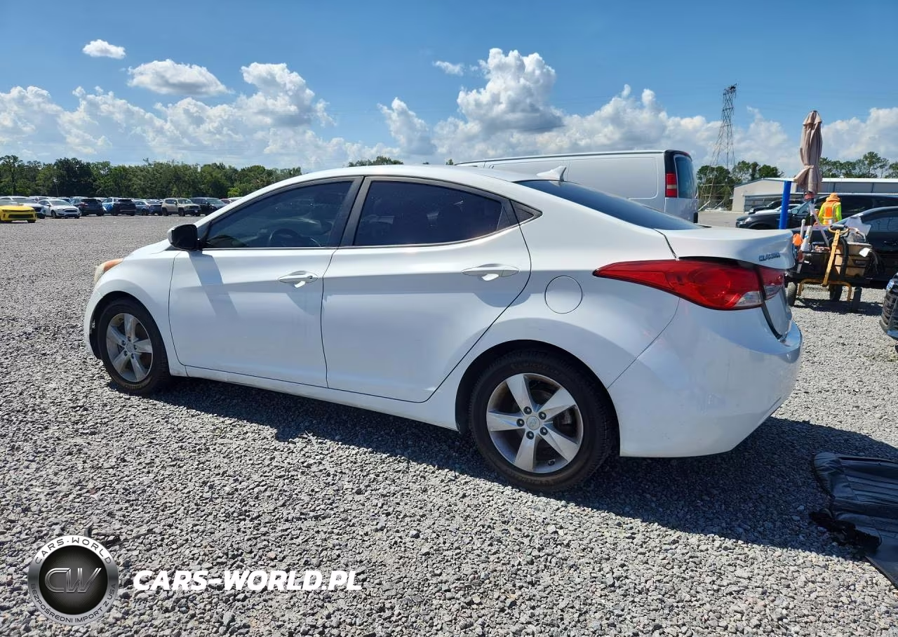 2013 Hyundai Elantra Gls VIN:5NPDH4AEXDH377391 - 2