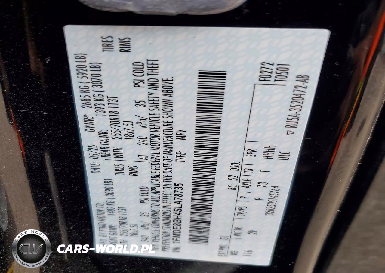 2025 Ford Bronco Outer Banks VIN:1FMDE8BH4SLA78735 - 12