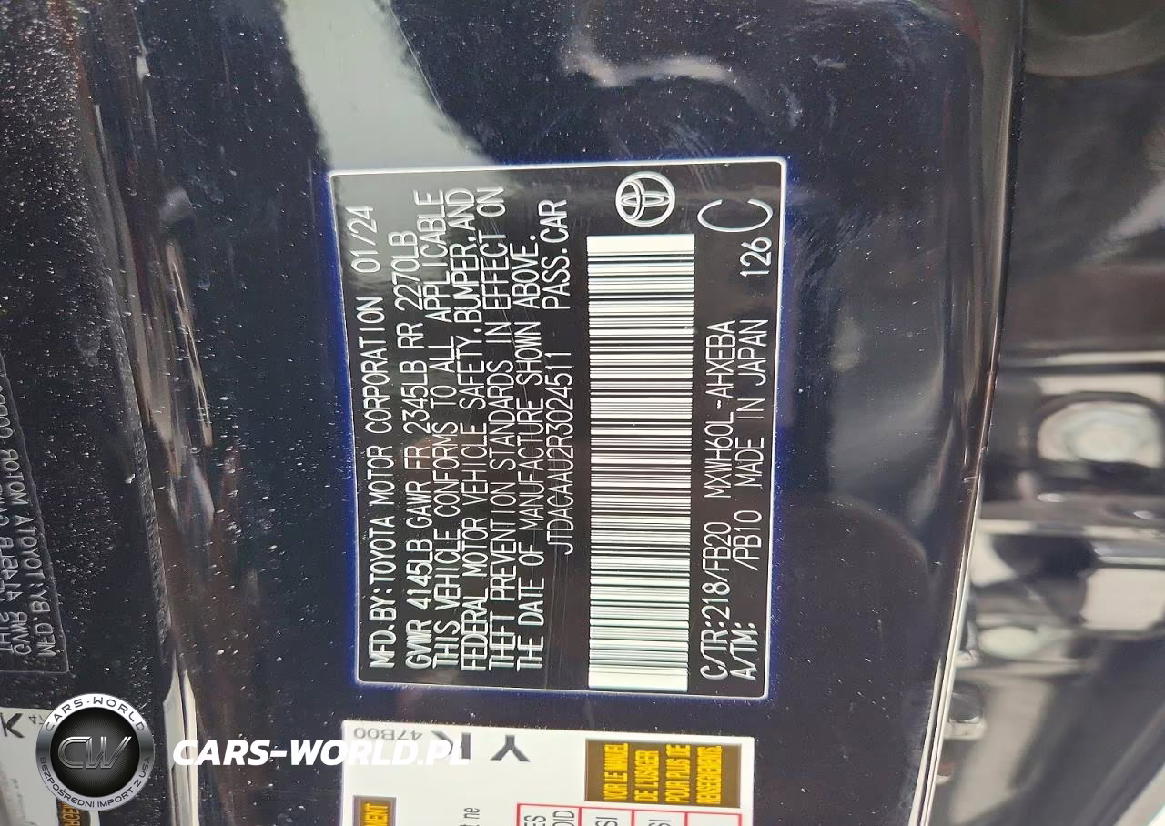 2024 Toyota Prius Le VIN:JTDACAAU2R3024511 - 12