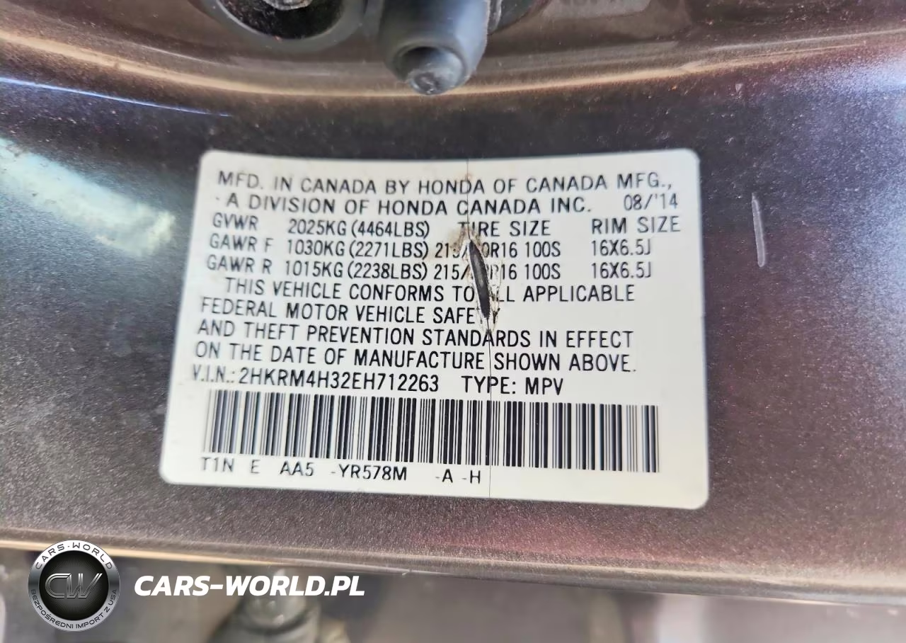 2014 Honda Cr-V Lx VIN:2HKRM4H32EH712263 - 13