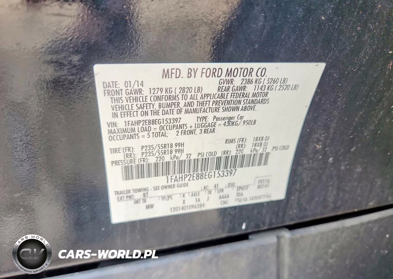 2014 Ford Taurus Sel VIN:1FAHP2E88EG153397 - 12