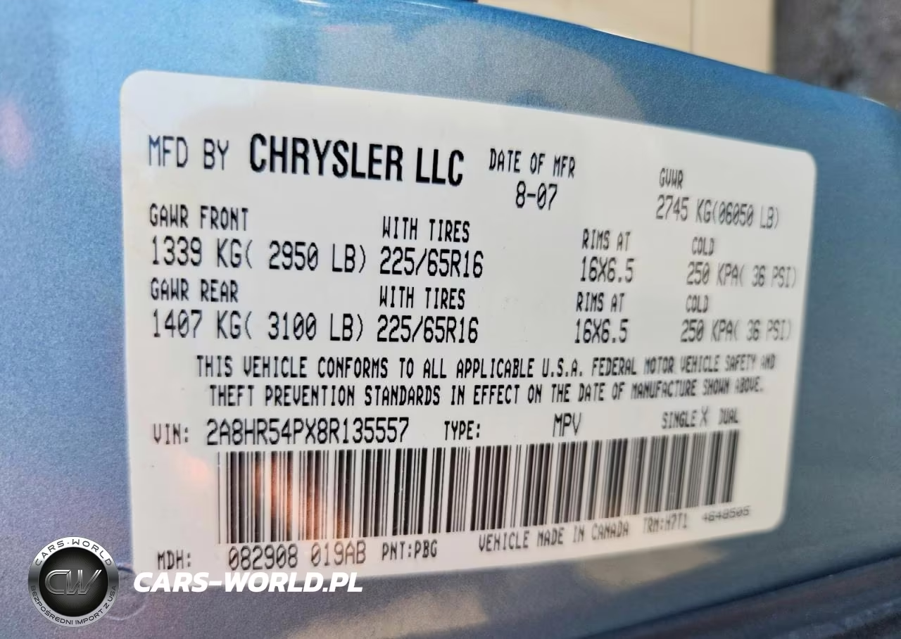 2008 Chrysler Town & Country Touring VIN:2A8HR54PX8R135557 - 14