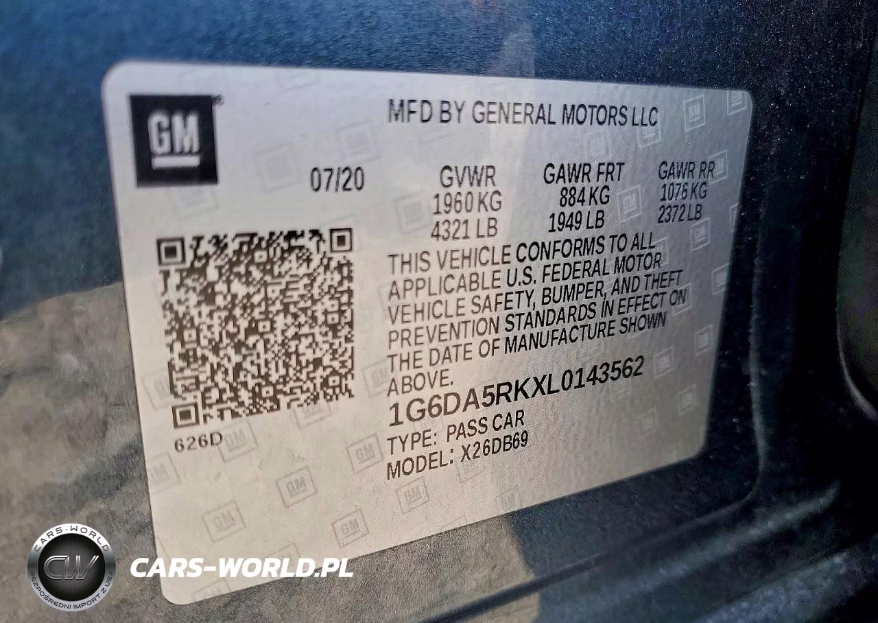 2020 Cadillac Ct4 Luxury VIN:1G6DA5RKXL0143562 - 13