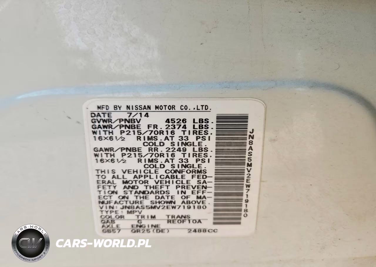 2014 Nissan Rogue Select S VIN:JN8AS5MV2EW719180 - 12