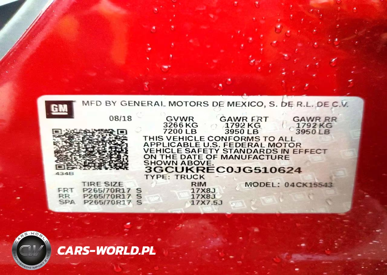 2018 Chevrolet Silverado K1500 Lt VIN:3GCUKREC0JG510624 - 13