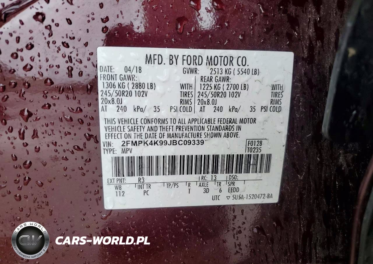 2018 Ford Edge Titanium VIN:2FMPK4K99JBC09339 - 14