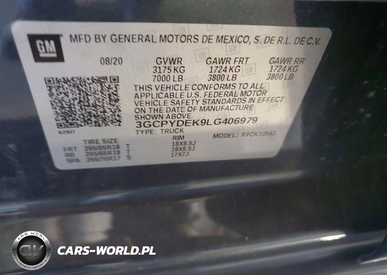 2020 Chevrolet Silverado K1500 Lt VIN:3GCPYDEK9LG406979 - 12