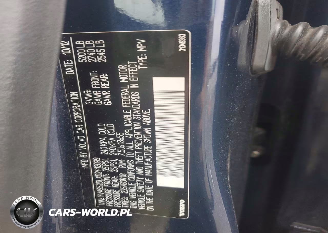 2013 Volvo Xc60 3.2 VIN:YV4952DLXD2412099 - 13