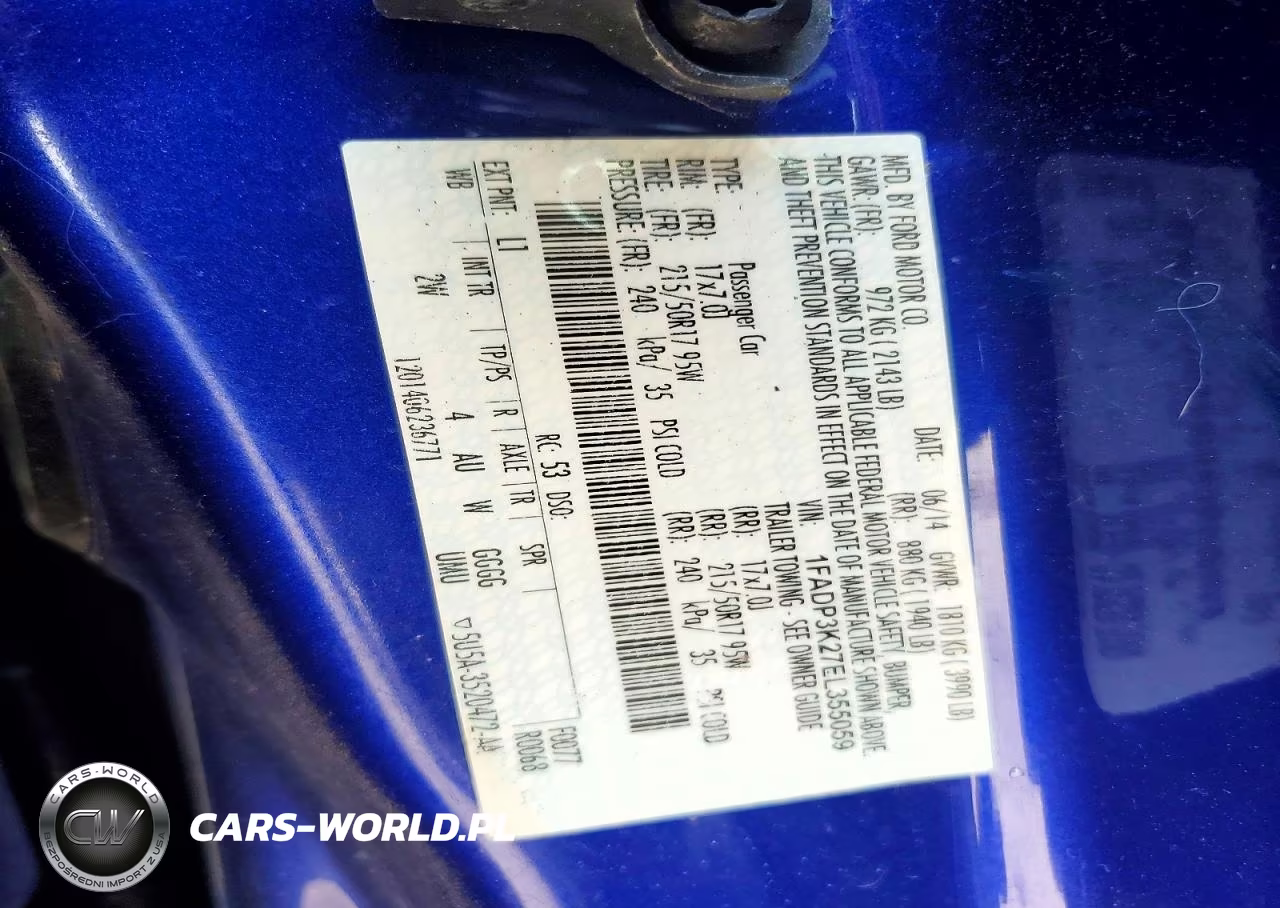 2014 Ford Focus Se VIN:1FADP3K27EL355059 - 12