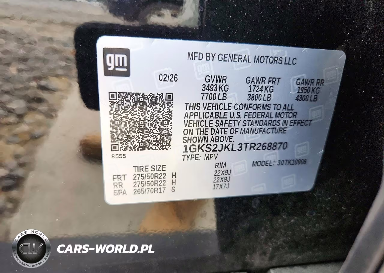 2026 GMC Yukon Xl Denali VIN:1GKS2JKL3TR268870 - 13