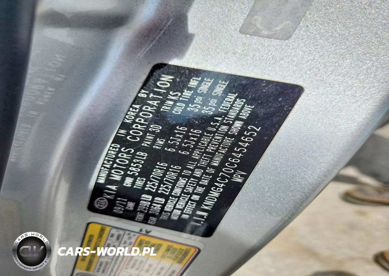 2012 Kia Sedona Lx VIN:KNDMG4C70C6454652 - 13