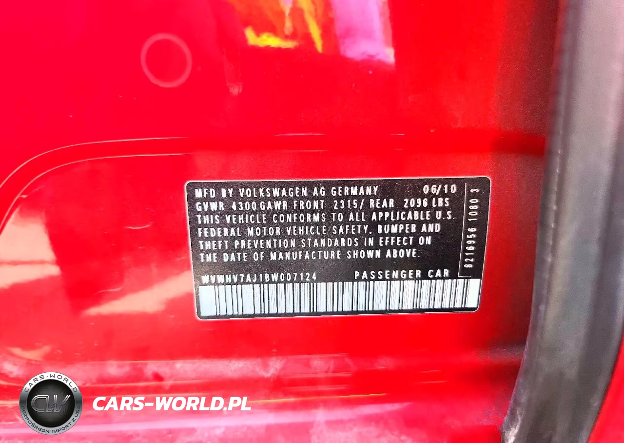 2011 Volkswagen Gti VIN:WVWHV7AJ1BW007124 - 13