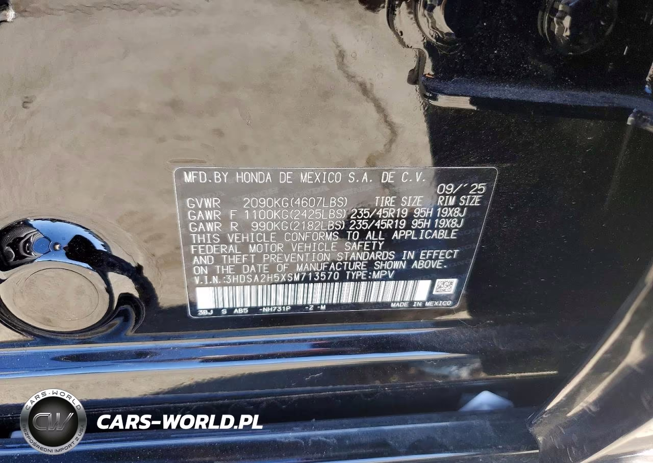 2025 Acura Adx A-Spec VIN:3HDSA2H5XSM713570 - 12