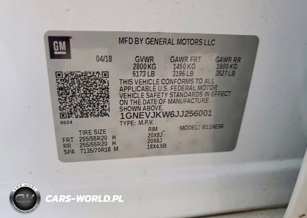 2018 Chevrolet Traverse Premier VIN:1GNEVJKW6JJ256001 - 13