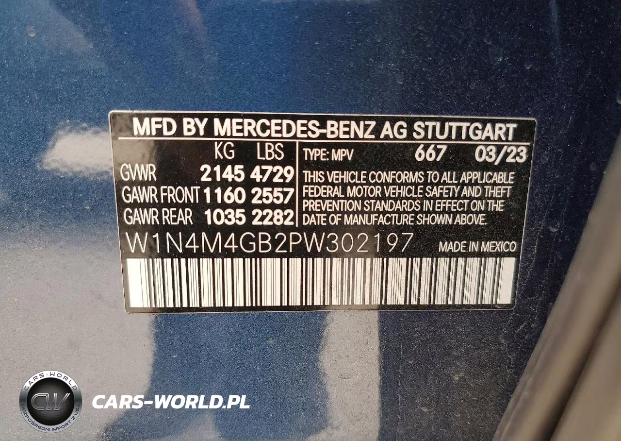 2023 Mercedes-Benz Glb 250 VIN:W1N4M4GB2PW302197 - 14