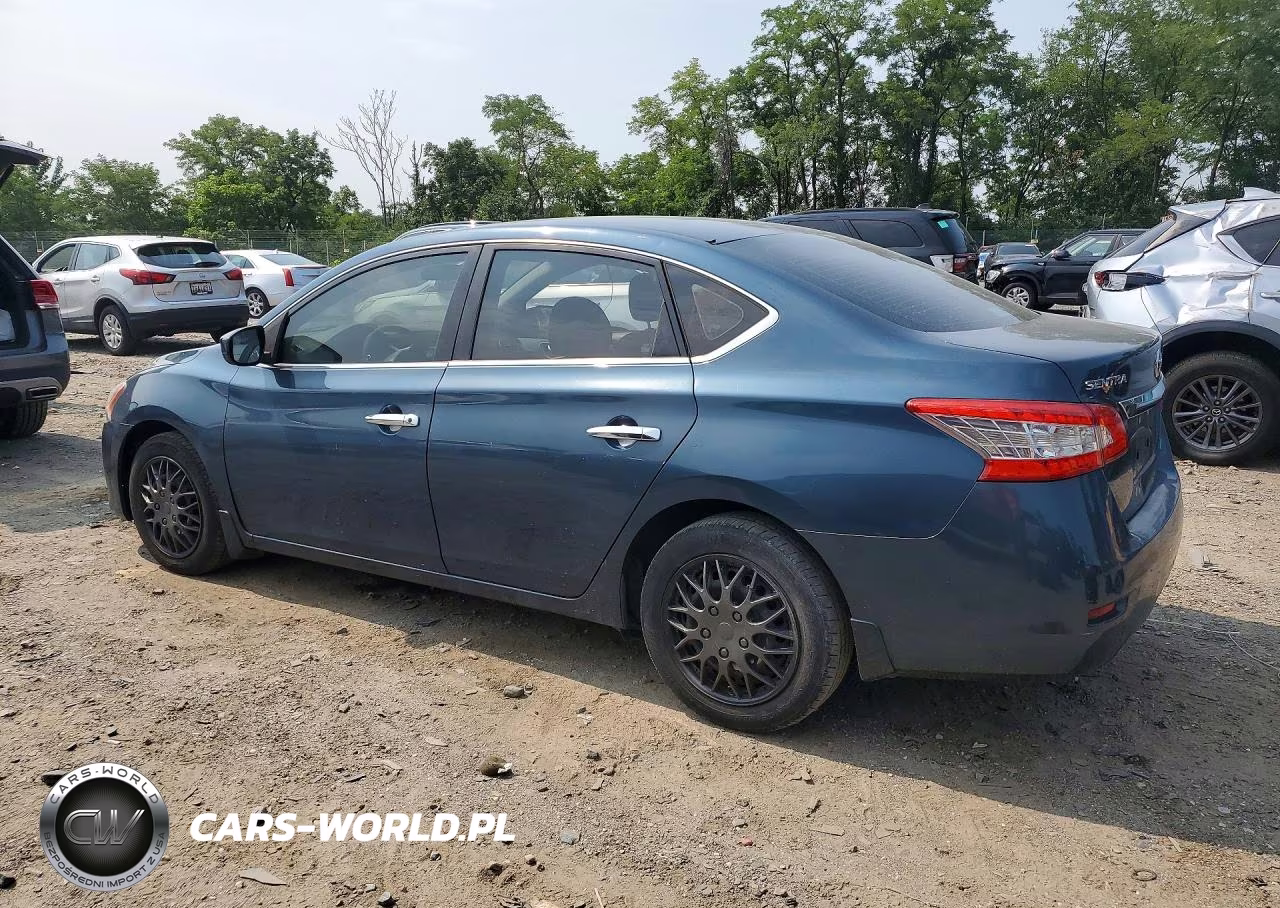 2013 Nissan Sentra S VIN:1N4AB7AP7DN907605 - 2