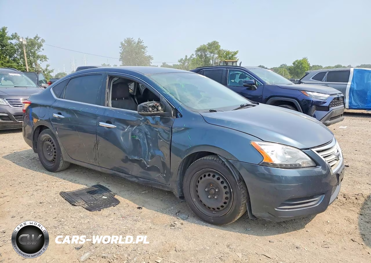2013 Nissan Sentra S VIN:1N4AB7AP7DN907605 - 4