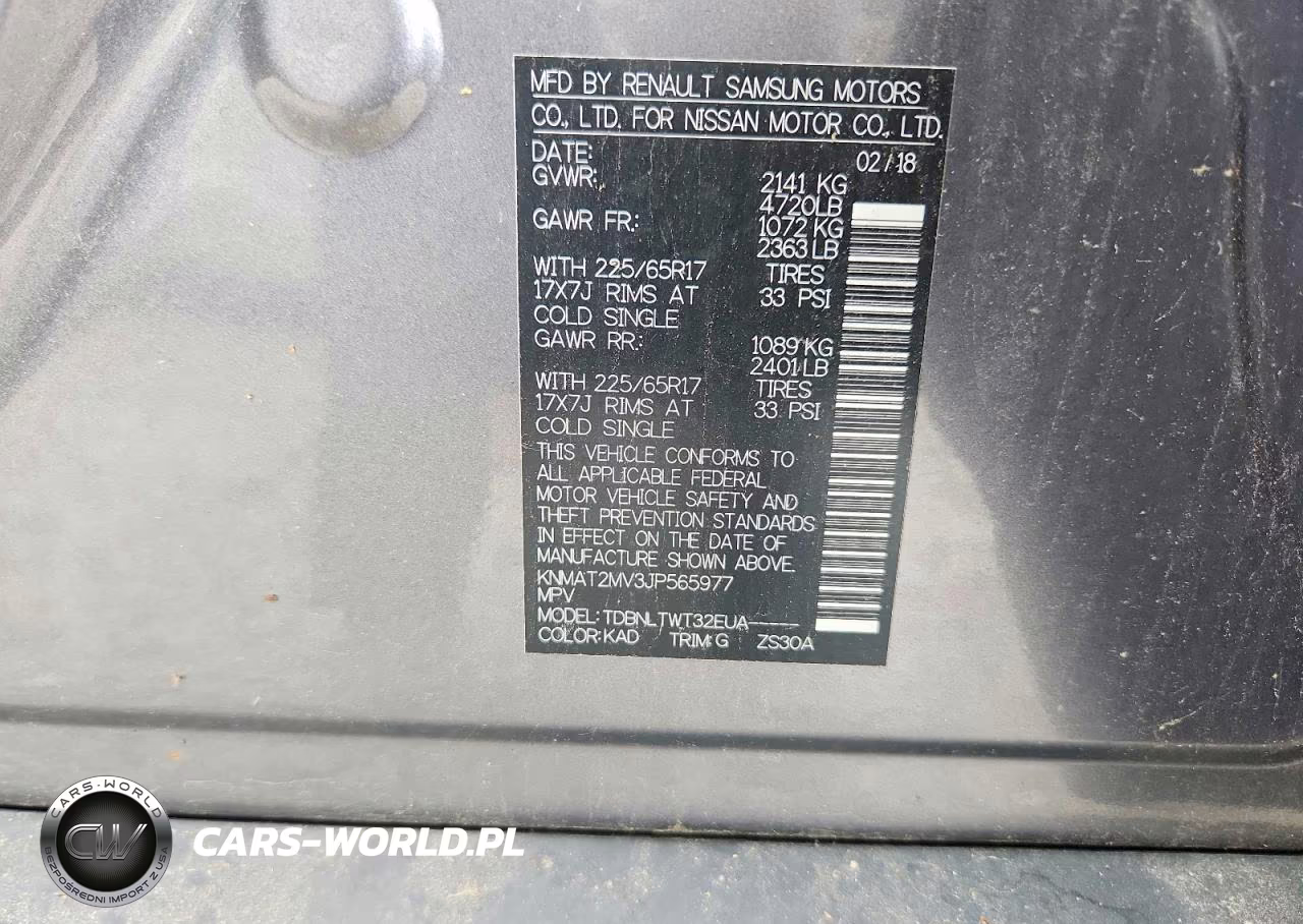 2018 Nissan Rogue Sv VIN:KNMAT2MV3JP565977 - 13