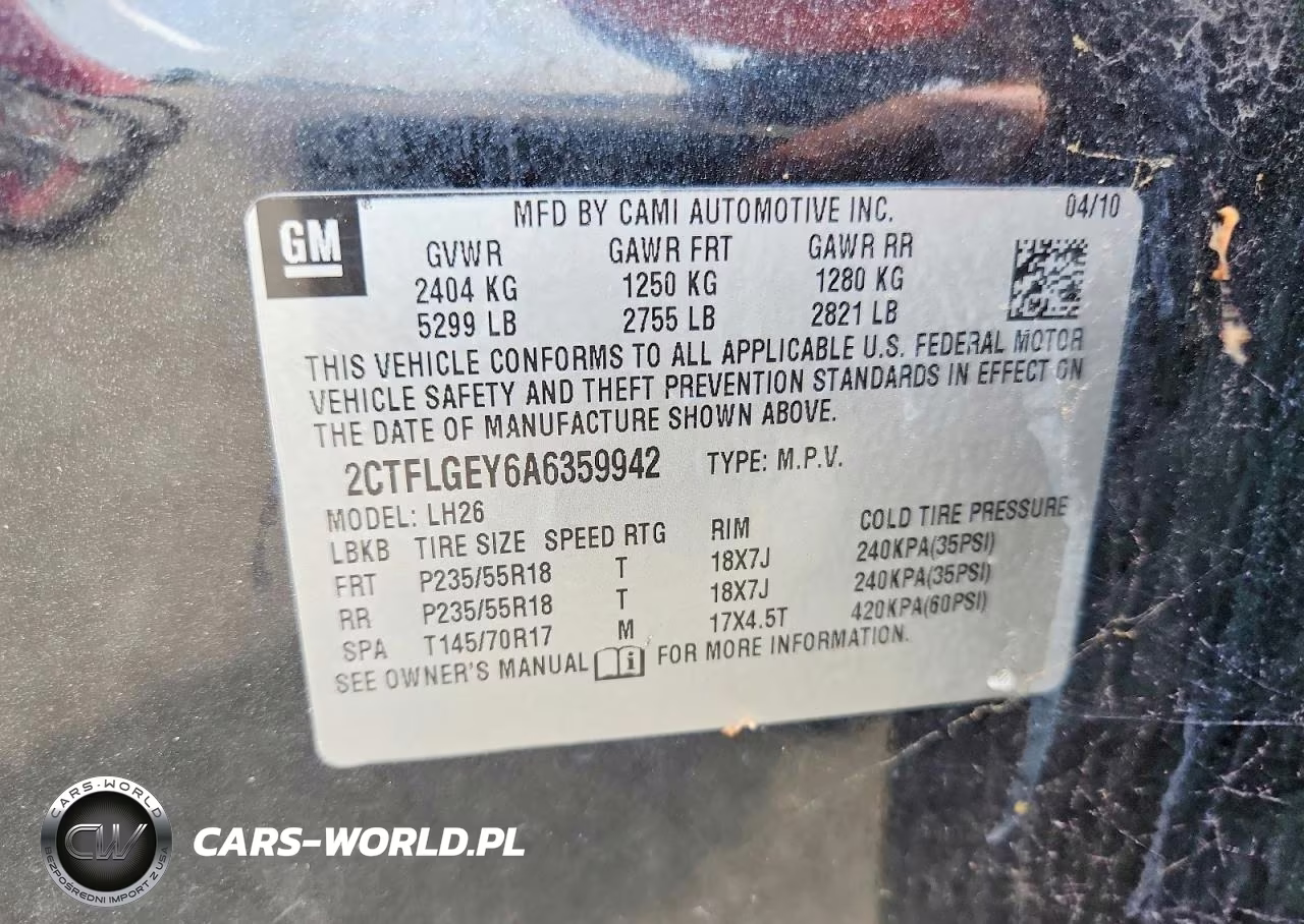 2010 GMC Terrain Slt VIN:2CTFLGEY6A6359942 - 13