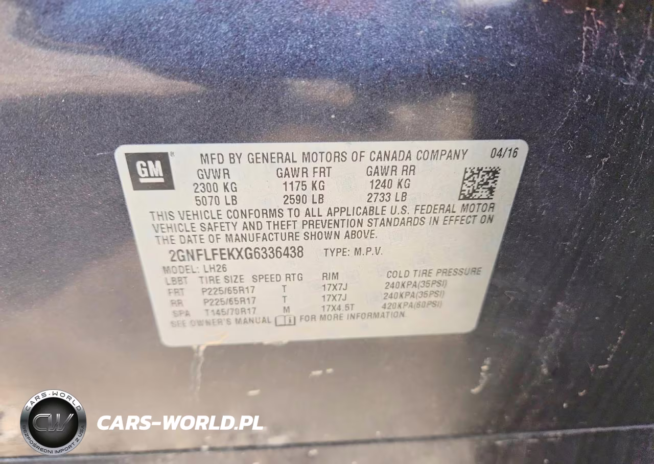 2016 Chevrolet Equinox Lt VIN:2GNFLFEKXG6336438 - 13