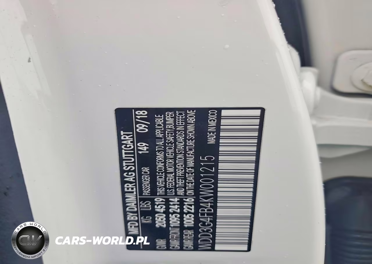 2019 Mercedes-Benz A 220 4Matic VIN:WDD3G4FB4KW001215 - 12