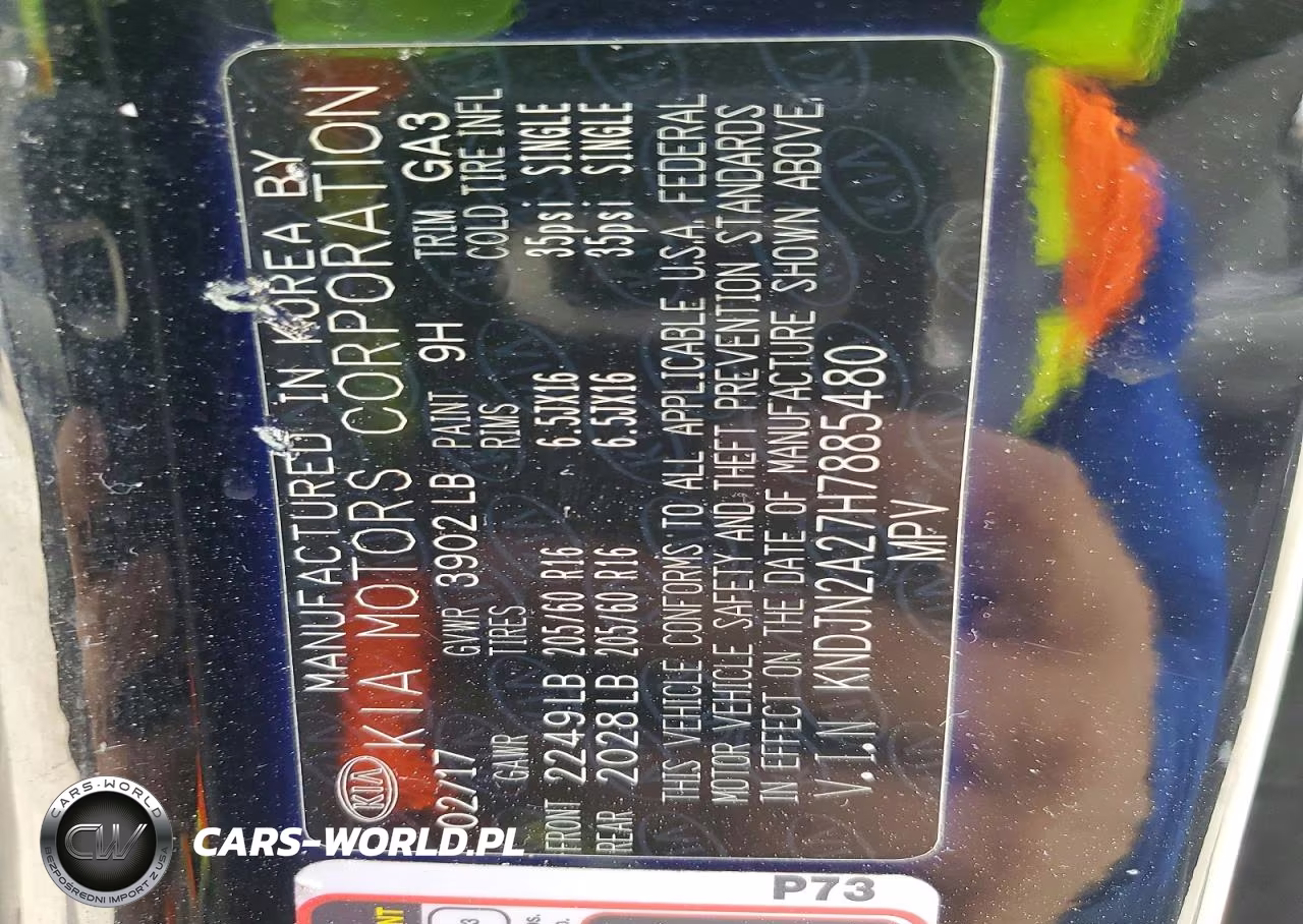 2017 Kia Soul Base VIN:KNDJN2A27H7885480 - 12